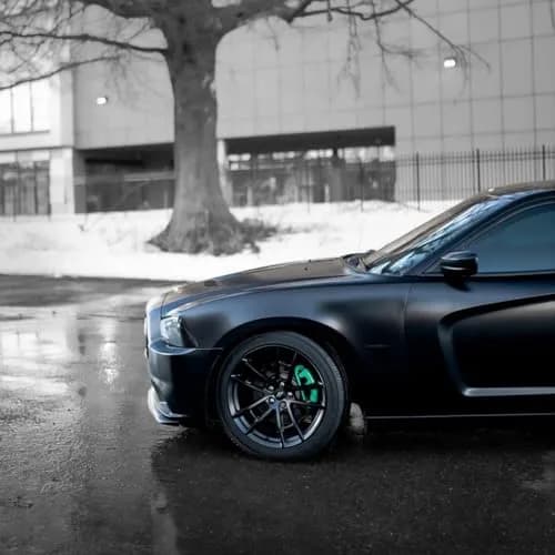 VViViD+ Satin Black Premium Adhesive Vinyl Wrap Film 30cm x 152cm (1ft x 5ft) | Bubble-Free Air-Release Car Wrap thumbnail 3