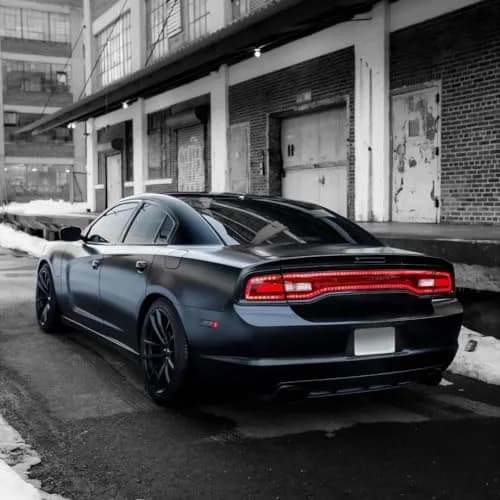 VViViD+ Satin Black Premium Adhesive Vinyl Wrap Film 30cm x 152cm (1ft x 5ft) | Bubble-Free Air-Release Car Wrap thumbnail 4