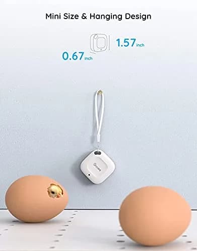 Govee Smart Bluetooth Thermometer Hygrometer H5074, Mini Humidity Sensor 1.56in x 1.56in x 0.67in (4cm x 4cm x 1.7cm) thumbnail 5