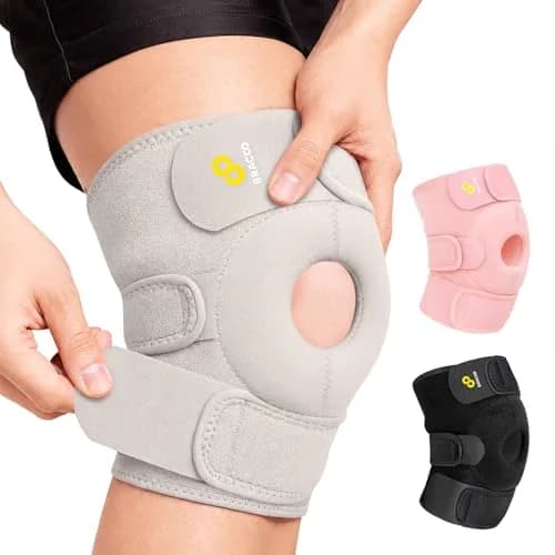 Bracoo Adjustable Knee Support Brace with Patellar Pad & Stabilizer Ring | 33-46cm (13-18 inch) thumbnail 1