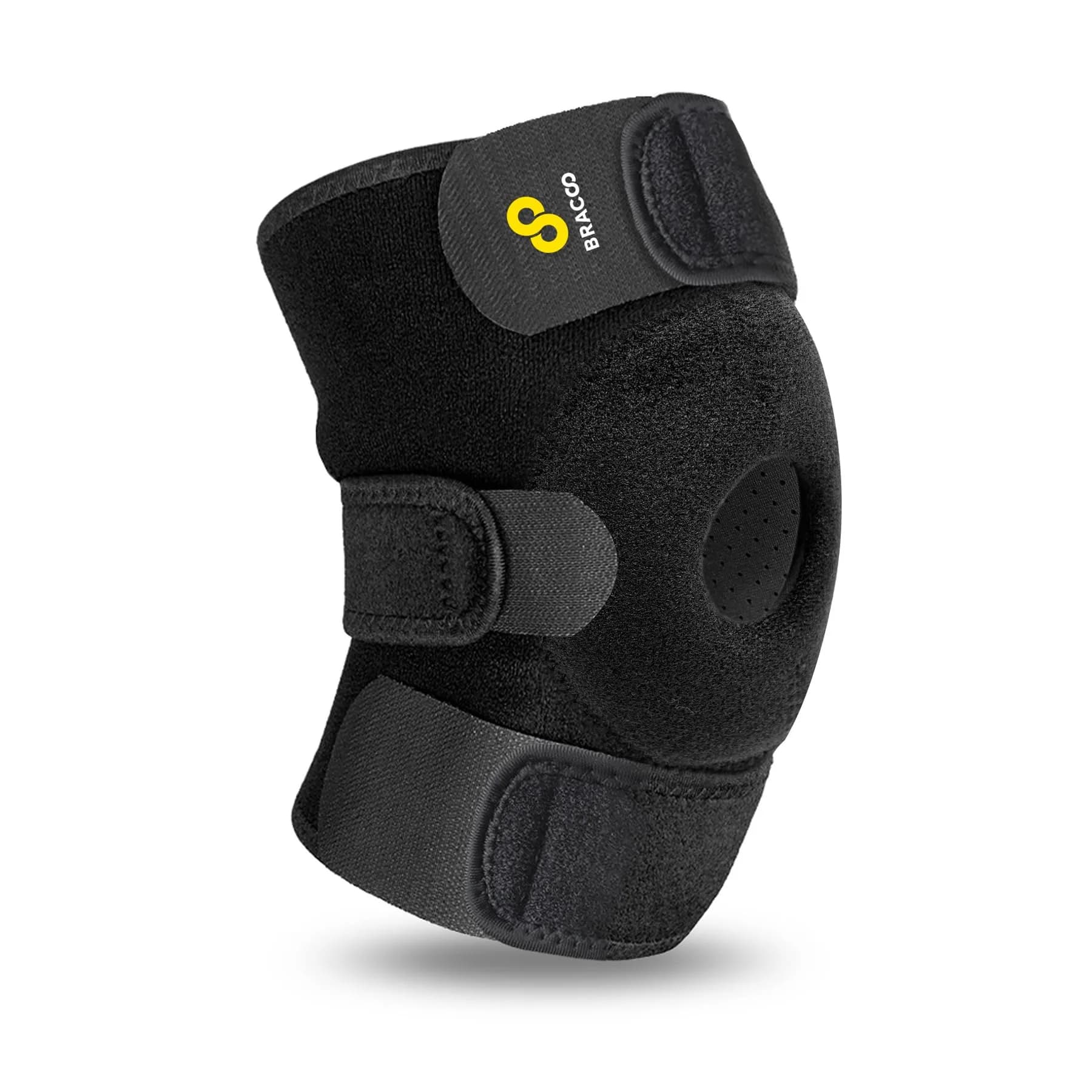 Bracoo Adjustable Knee Support Brace with Patellar Pad & Stabilizer Ring | 33-46cm (13-18 inch) - view 2