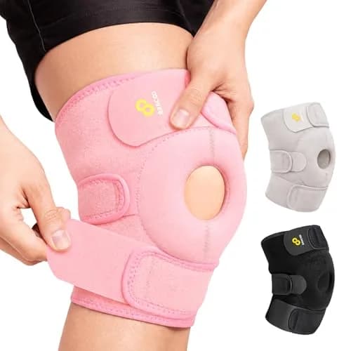 Bracoo Adjustable Knee Support Brace with Patellar Pad & Straps | 100g (3.5oz) thumbnail 1
