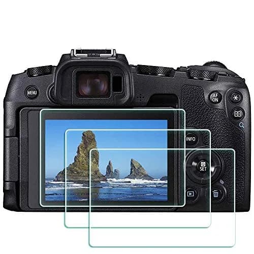 ULBTER 9H Tempered Glass Screen Protector for Canon EOS RP Camera (3 Pack) | Anti-Bubble, Anti-Scratch thumbnail 1