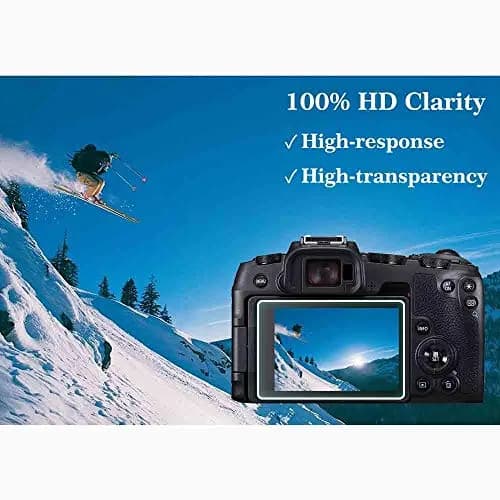 ULBTER 9H Tempered Glass Screen Protector for Canon EOS RP Camera (3 Pack) | Anti-Bubble, Anti-Scratch thumbnail 5