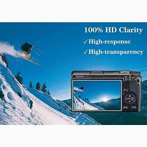 ULBTER Tempered Glass Screen Protector for Ricoh GR III / GR IIIx (3 Pack) | 9H Hardness, 99.99% HD Clarity thumbnail 6