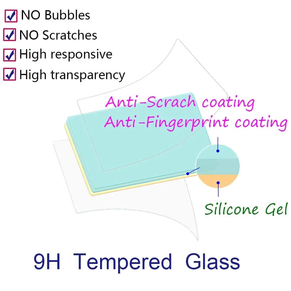 ULBTER Tempered Glass Screen Protector for Ricoh GR III / GR IIIx (3 Pack) | 9H Hardness, 99.99% HD Clarity - view 2