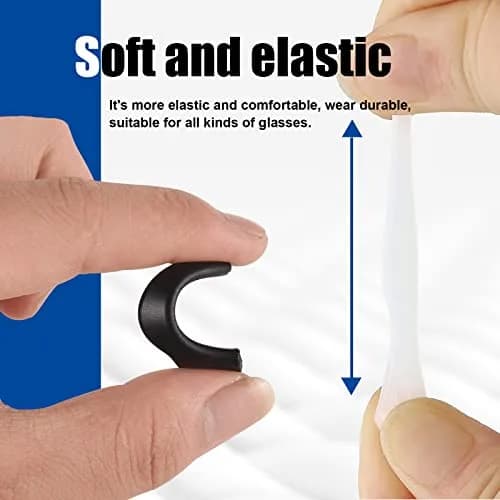 SMARTTOP Eyeglass Ear Grip - 18 Pairs Soft Silicone Anti-slip Holders for Glasses, Sunglasses, Reading Glasses | Unisex thumbnail 3