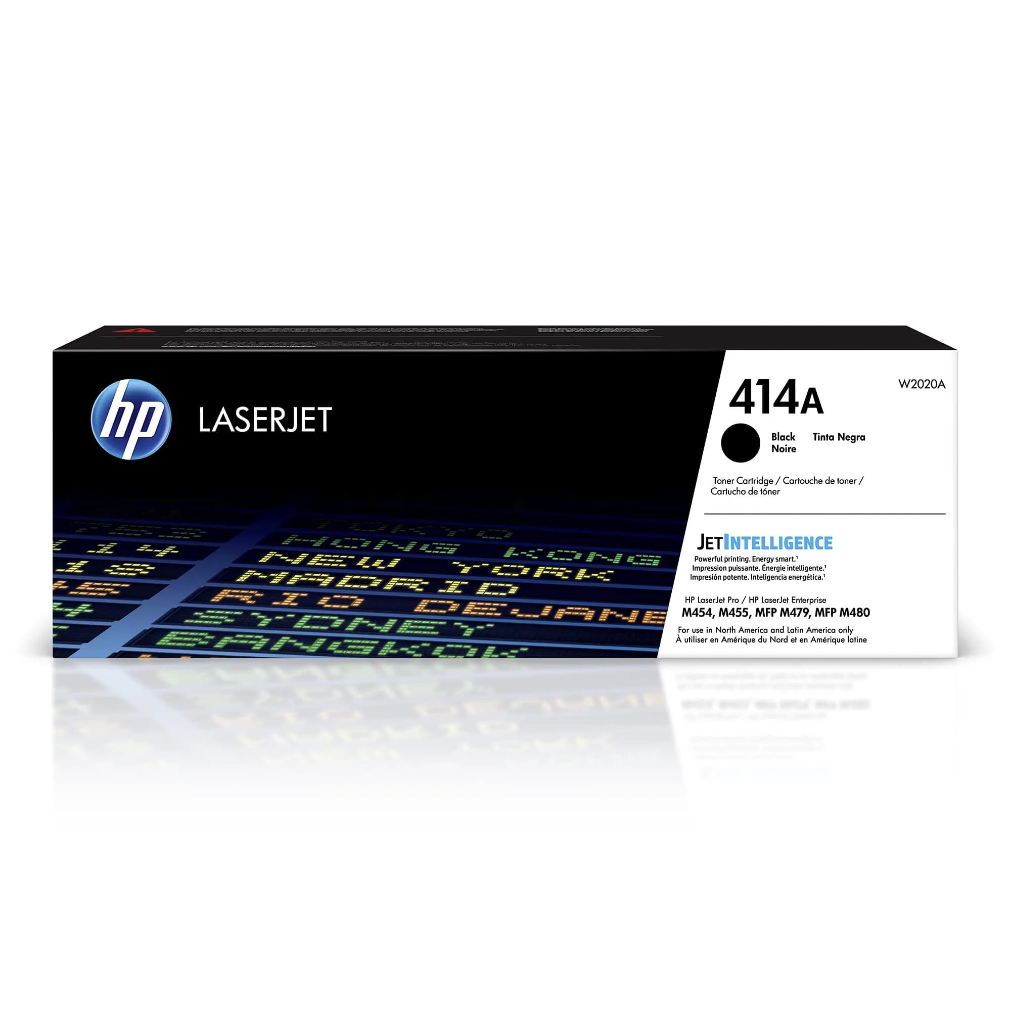 HP 414A Black Toner Cartridge W2020A | 2,400 Pages Yield | Works with HP Color LaserJet Enterprise & Pro Series - main product image