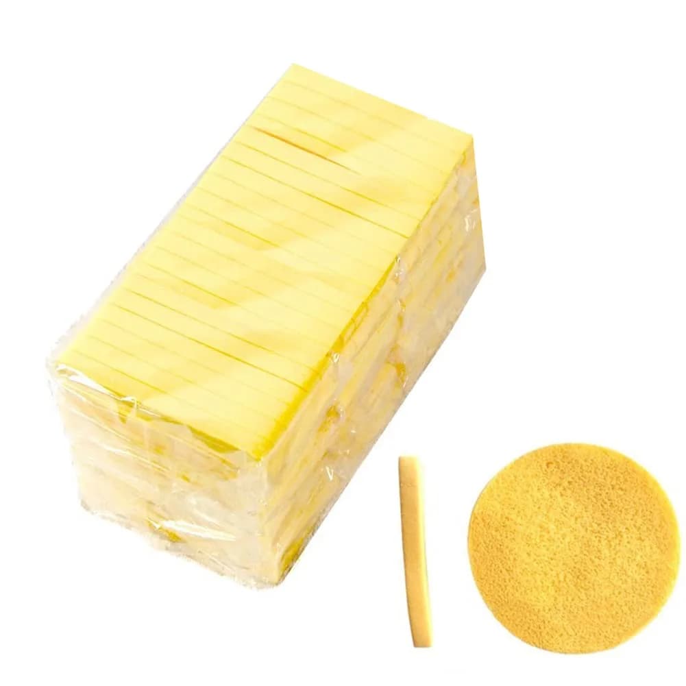 Tegelrying Compressed Facial Sponges 120 Count | Professional Makeup Removal Round Face Wash Spa Pads - main product image