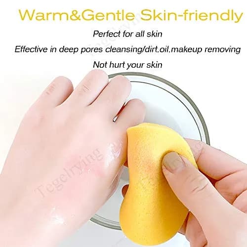 Tegelrying Compressed Facial Sponges 120 Count | Professional Makeup Removal Round Face Wash Spa Pads thumbnail 5