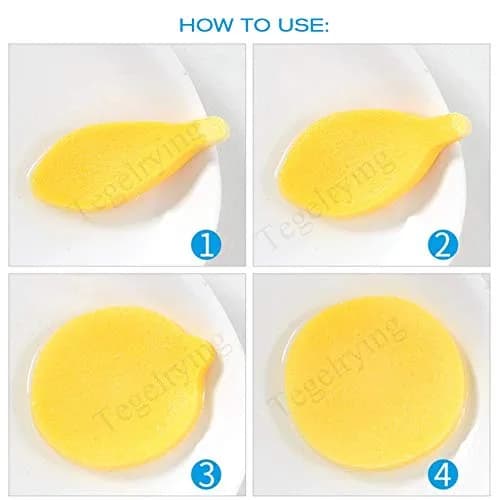 Tegelrying Compressed Facial Sponges 120 Count | Professional Makeup Removal Round Face Wash Spa Pads thumbnail 7