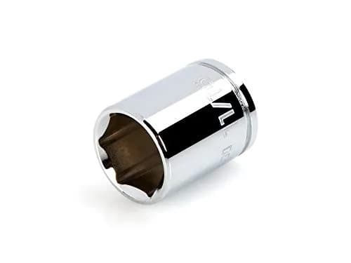 TEKTON 3/8 Inch Drive x 11/16 Inch 6-Point Socket | Chrome Plated Steel, Exact Fit, Corrosion Resistant thumbnail 1