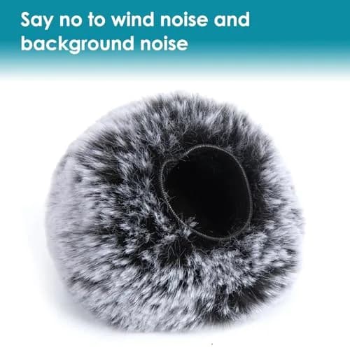 YOUSHARES 2PCS Blue Yeti Microphone Windscreen Kit | Reduces Wind Noise for Clearer Audio thumbnail 2