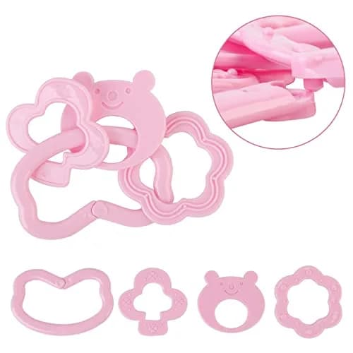 deAO 40 Pcs Baby Doll Accessories with Storage Bag | Feeding & Caring Playset for Kids 3+ thumbnail 8