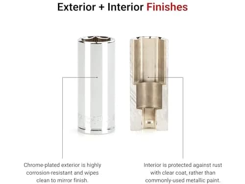 TEKTON 3/8 Inch Drive x 1 Inch Deep 6-Point Socket | SHD13025 thumbnail 2