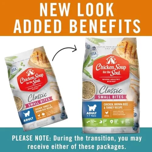 Chicken Soup for the Soul Natural Small Bites Adult Dog Food 4.5lb | Real Meat First Ingredient Support thumbnail 2