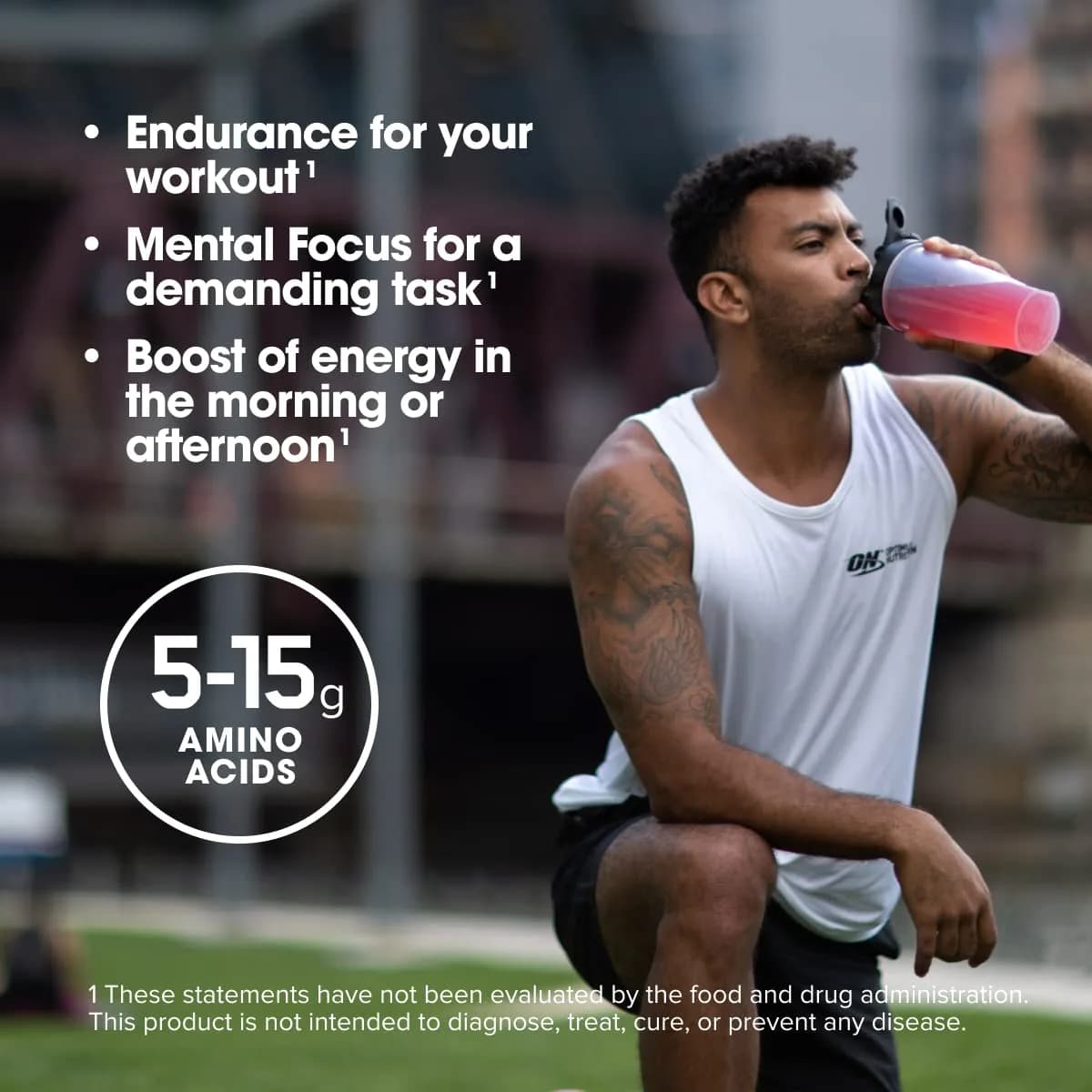Optimum Nutrition Amino Energy Blueberry Lemonade 9.5oz | USA Imported Energy & Focus Supplement - view 6