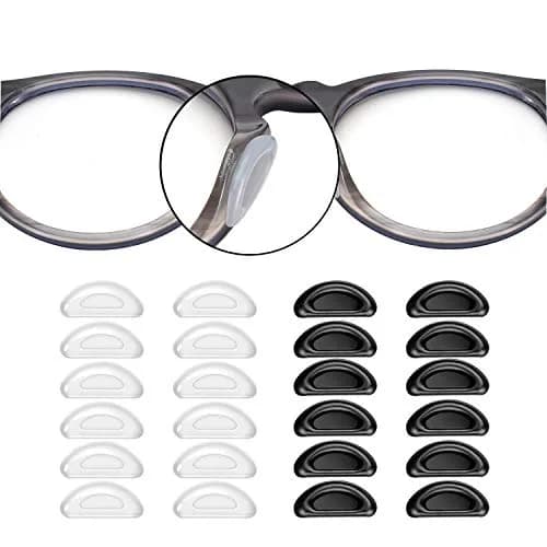 SMARTTOP Adhesive Nose Pad, 20 Pairs | Silicone Anti-Slip for Glasses & Sunglasses, 18mm, 1mm Thick thumbnail 1