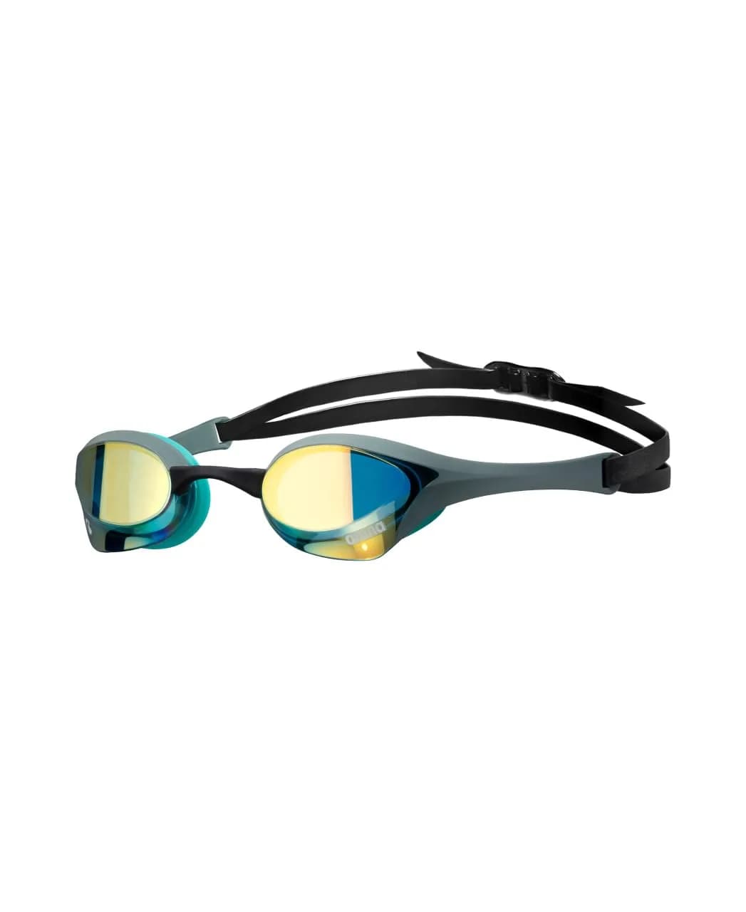 ARENA Cobra Ultra Swipe Racing Swim Goggles | Yellow Copper/White, Polycarbonate, Anti-Fog — Yellow Copper/Gold / Anti-fog Non-mirrored