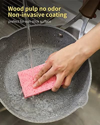 ARCLIBER Heavy Duty Cellulose Kitchen Sponge 12-Pack | Non-Scratch Scrubbing Power thumbnail 6