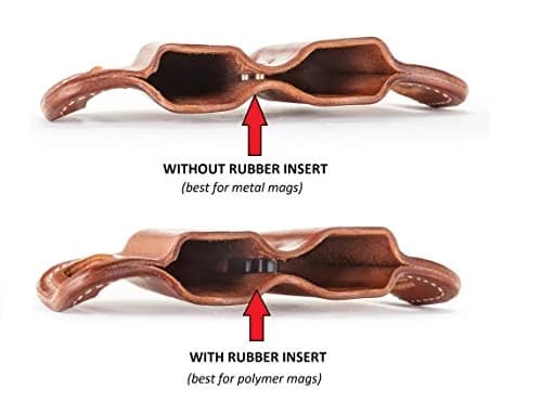 1791 Gunleather Double Mag Pouch OWB Double Stack 9mm | Concealed, Durable Leather thumbnail 3