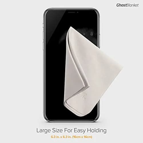 UPPERCASE GhostBlanket Microfiber Cleaning Cloths 16cm x 16cm (4 Pack) | Streak-Free Screen Cleaning thumbnail 2