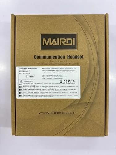 MAIRDI Telephone Headset with RJ9 & 3.5mm Jack | Noise Cancelling Mic for Cisco Phones & PCs thumbnail 7