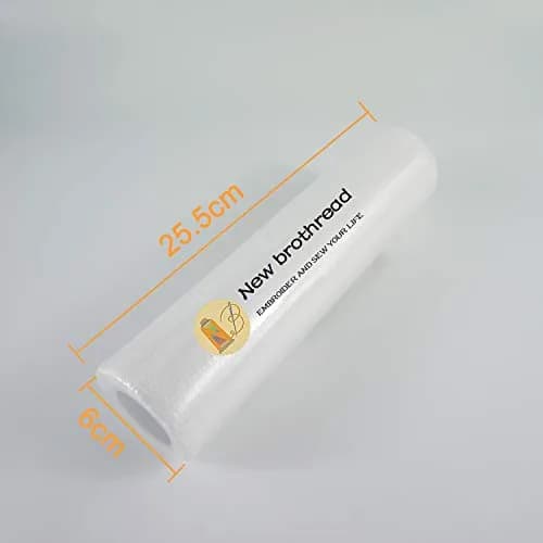 New brothread No Show Mesh Embroidery Stabilizer 10" x 10 Yd Roll | Permanent Support for Stretchy Knits thumbnail 2