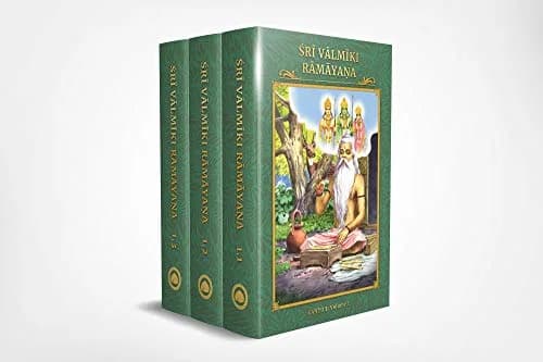 Sri Valmiki Ramayana (Canto 1 - Bala-kanda in 3 Volumes) Hardcover | Original Sanskrit Text, Roman Transliteration, English Translation thumbnail 2