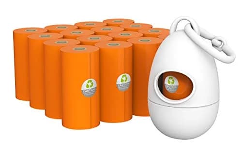 TUG Dog Waste Bag Dispenser with Poop Bags, White, 17 Rolls | Leak-Proof, Eco-Friendly, Large Size thumbnail 2