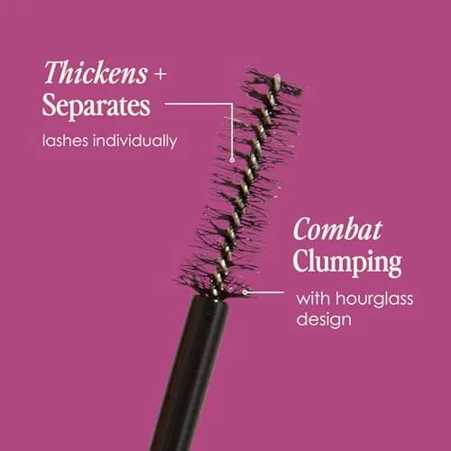 Grande Cosmetics GrandeDRAMA Intense Thickening Mascara 0.3 Fl Oz | Lush, Dense, Glossy Lashes with Castor Oil thumbnail 5