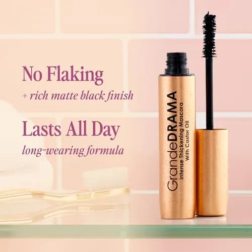 Grande Cosmetics GrandeDRAMA Intense Thickening Mascara 0.3 Fl Oz | Lush, Dense, Glossy Lashes with Castor Oil thumbnail 4