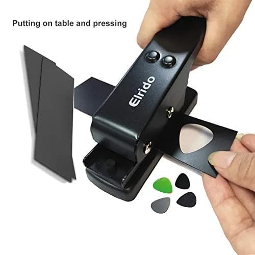 Elrido Guitar Picks Maker DIY Kit | Make Your Own Guitar Picks from Plastic Up to 1mm Thick thumbnail 3