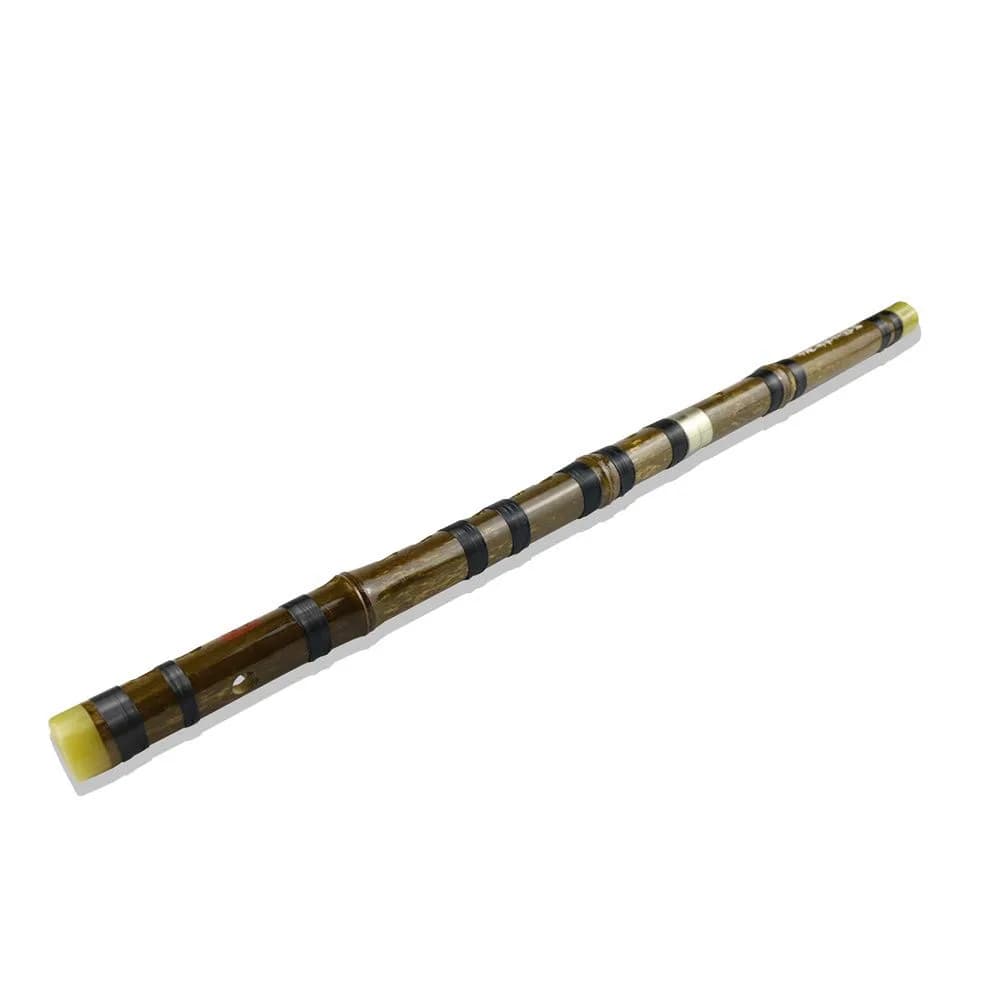 PHYSKOW Black Bamboo Dizi Flute in C Key | 66 cm (26 in) with Accessories - view 3