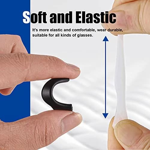 SMARTTOP Silicone Eyeglass Ear Grip 20 Pairs | Anti-Slip, Comfortable, Unisex thumbnail 3