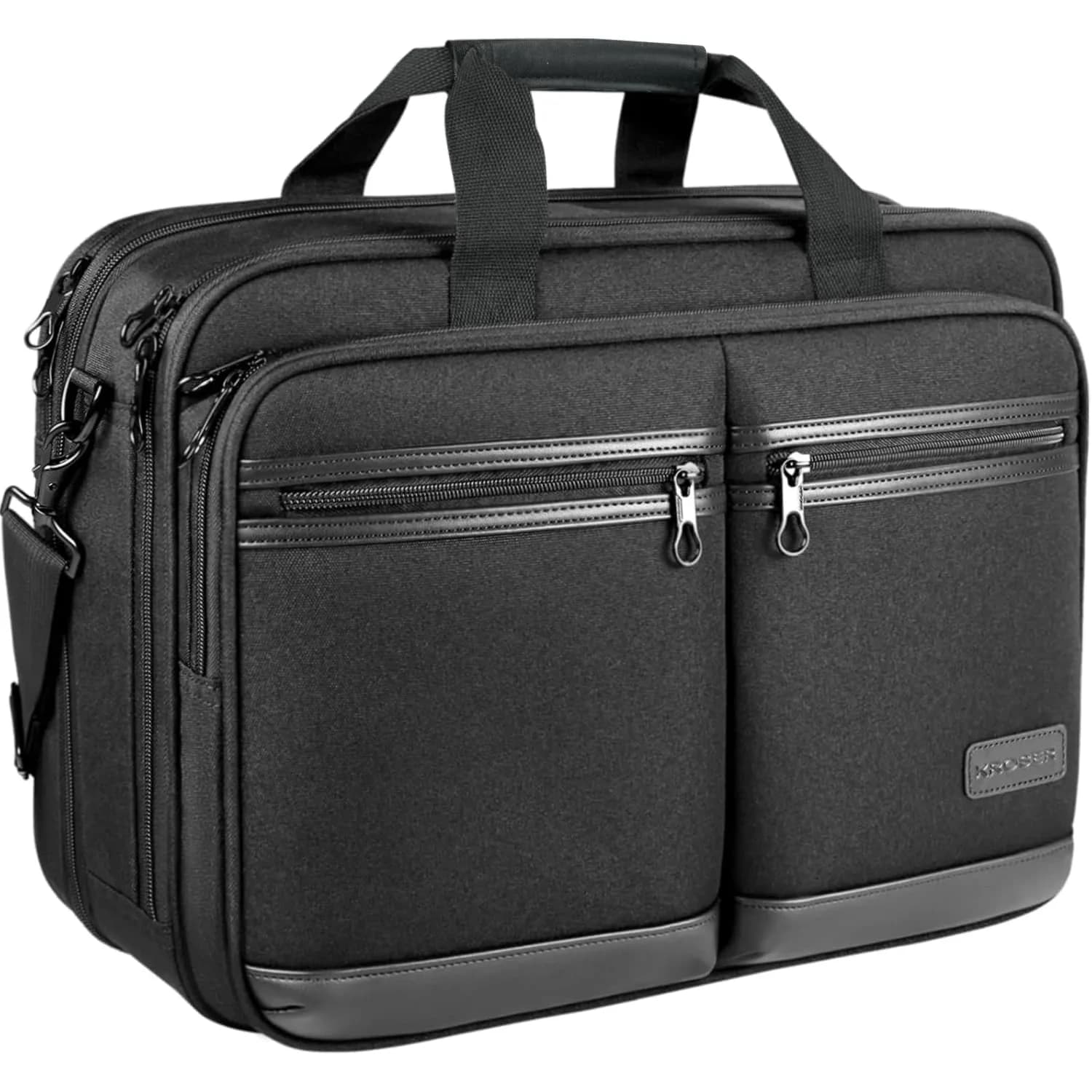 KROSER 17.3 Inch Laptop Computer Bag | Water-Repellent Briefcase with RFID Protection - main product image