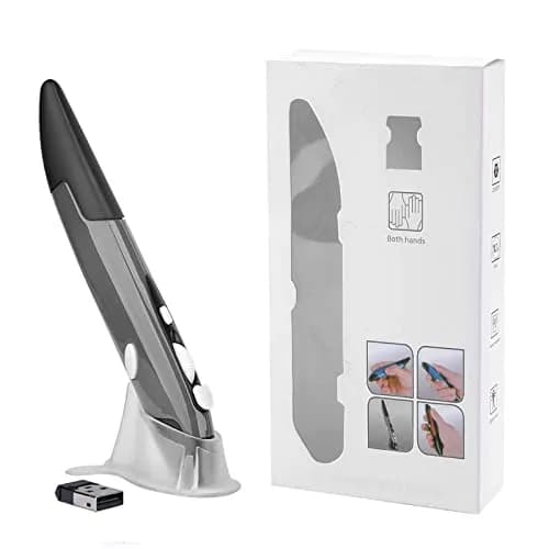 lychee Wireless Optical Pocket Pen Mouse Grey | 1600 DPI Adjustable for PC Laptop Notebook Computer Mac thumbnail 7