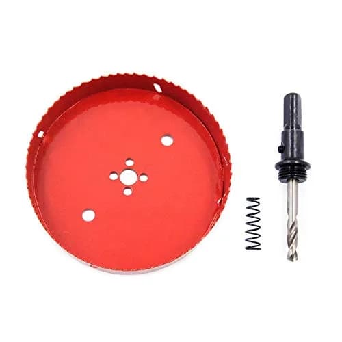 Laiwei Hole Saw Drill Bit 6-1/2" (165mm) | High-Speed Bi-Metal Cutter for Wood & PVC thumbnail 2