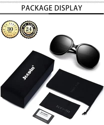 Joopin Oversized Butterfly Sunglasses for Women | Polarized UV400 Protection thumbnail 6