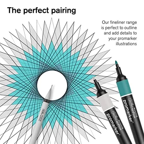 Winsor & Newton ProMarker Set, 6 Count, Landscape | Alcohol-Based Ink Markers for Drawing & Crafting thumbnail 8