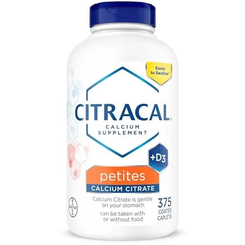 Citracal Petites- Calcium Citrate with Vitamin D3 375 Count | Bone Support for 12+ thumbnail 1