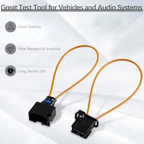 kithing MOST Optical Fiber Loop Bypass Adapter 2-Pack | Diagnose Car Fiber Optic Network Issues thumbnail 2