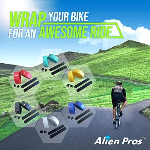 ALIEN PROS Yellow EVA Bike Handlebar Tape Set of 2 | Grips for Comfortable Rides thumbnail 6