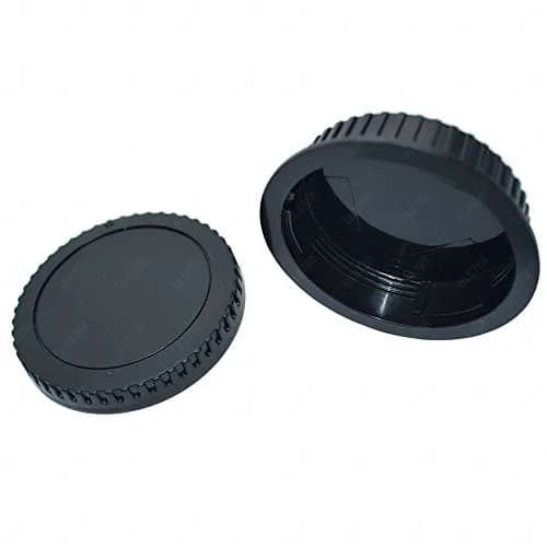 ULBTER 2Pack EF Mount Body Cap Rear Lens Cover for Canon T7 T6 T5 90D 6D | Dust & Damage Protection thumbnail 2
