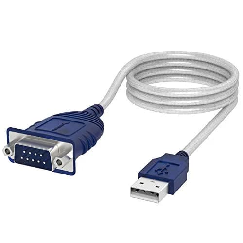 Sabrent USB 2.0 to Serial DB9 RS232 Converter Cable 1.83m (6ft) | Prolific Chipset, Plug & Play thumbnail 1