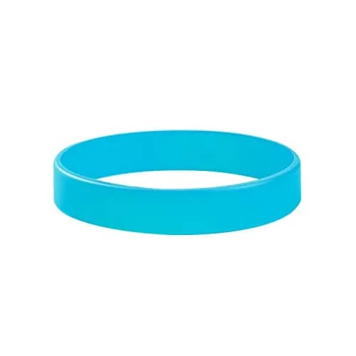 BRANDWINLITE Silicone Bracelets Sky Blue 8 inch (202mm) | Pack of 6 thumbnail 4
