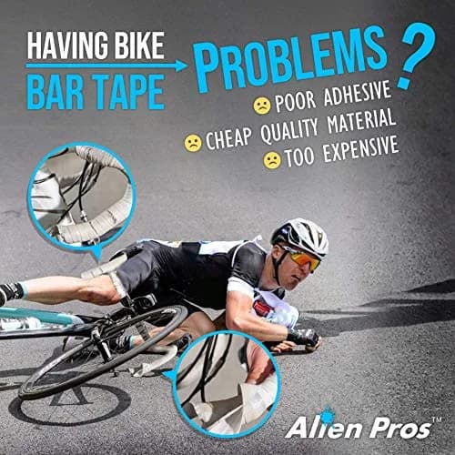 ALIEN PROS EVA Bike Handlebar Tape Set of 4 Bianchi Green | 200cm x 3cm x 3mm Bicycle Grip Tape thumbnail 2