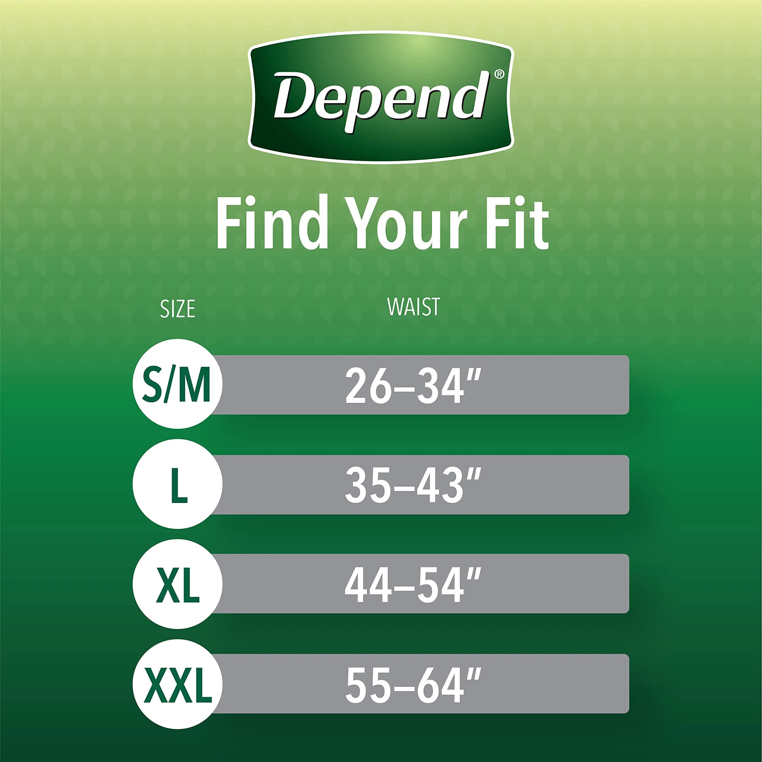 Depend Fit-Flex Incontinence Underwear for Men, Maximum Absorbency, S/M, 38 Count | USA Imported Discreet Protection - view 2