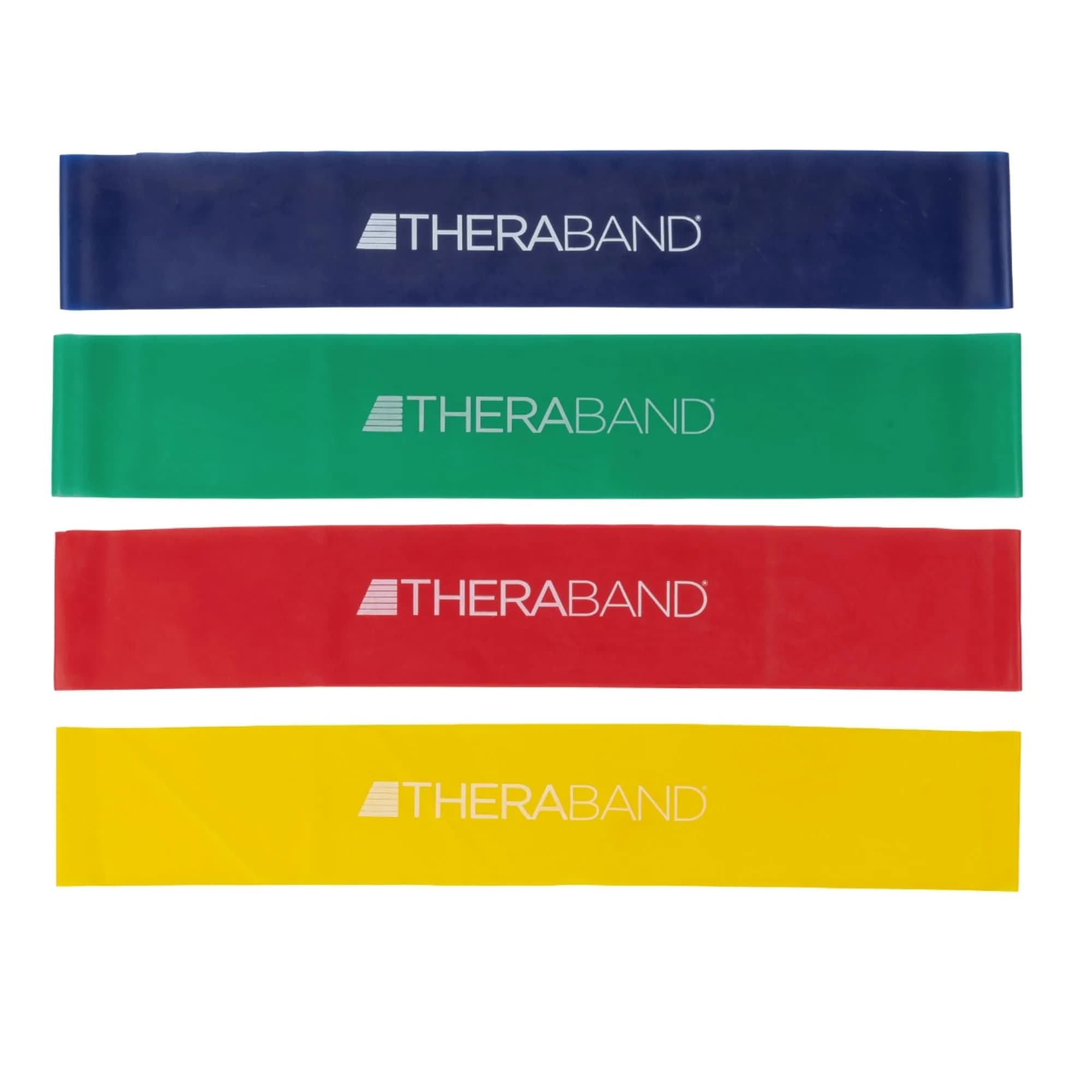 THERABAND Resistance Band Loop Set, Exercise, Workout, Physical Therapy | 4 Levels of Resistance - main product image
