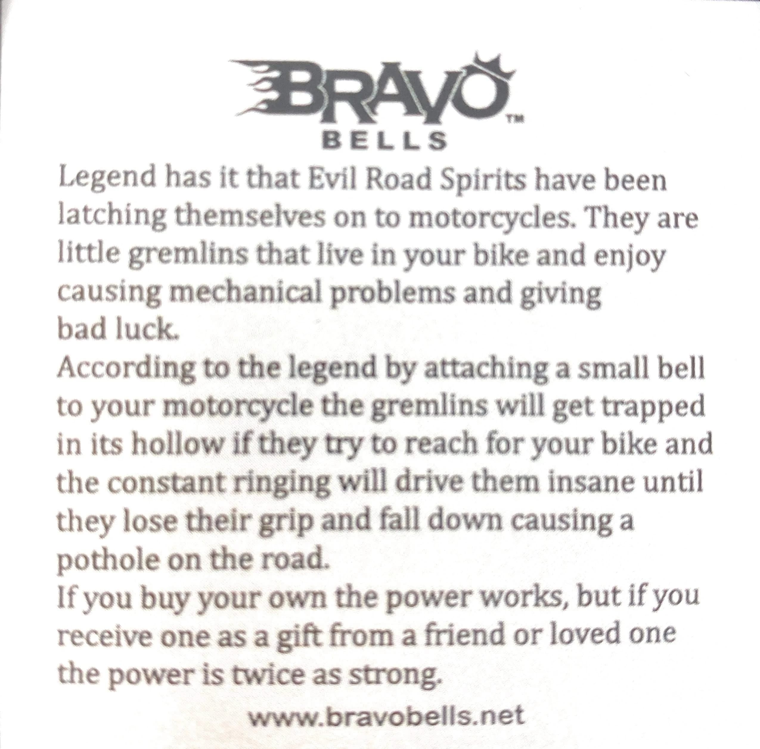Bravo Bells Motorcycle Angel Biker Bell with Split Ring & Bag | 1.0 oz (28.35 g) - view 6